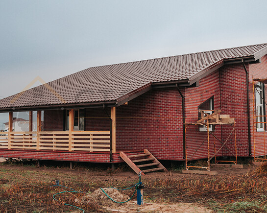 Фото 5 - каркасный зимний дом по проекту ДК-109 в КП Новая Ладога